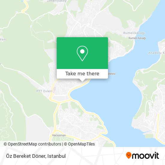Öz Bereket Döner map