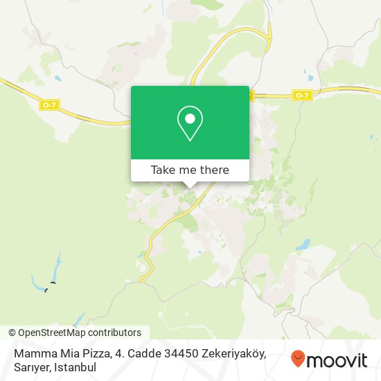 Mamma Mia Pizza, 4. Cadde 34450 Zekeriyaköy, Sarıyer map