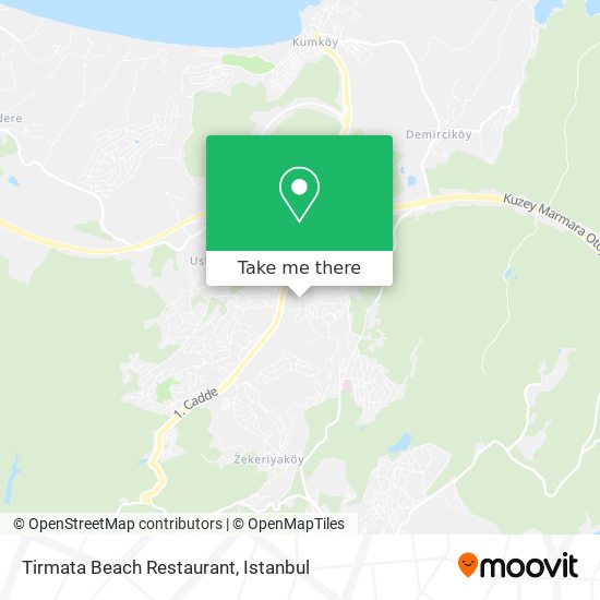Tirmata Beach Restaurant map