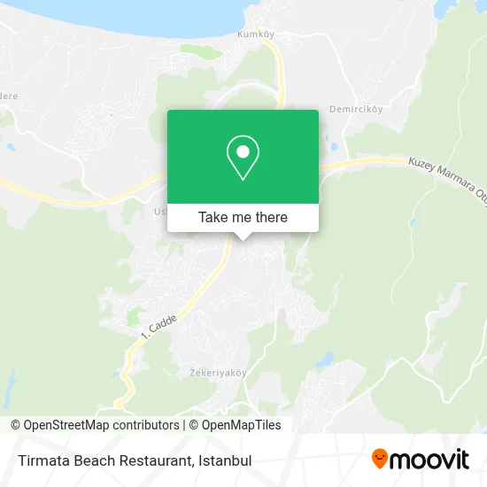 Tirmata Beach Restaurant map