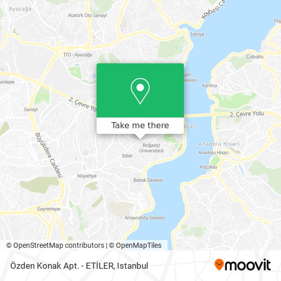 Özden Konak Apt. - ETİLER map