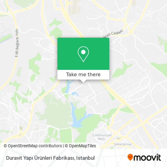 Duravit Yapı Ürünleri Fabrikası map