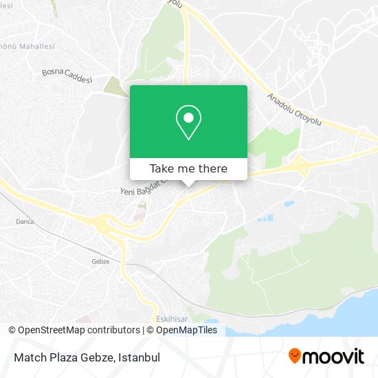 Match Plaza Gebze map