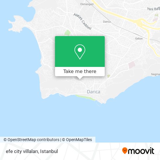 efe city villaları map