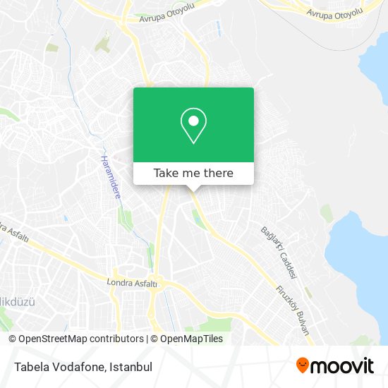 Tabela Vodafone map