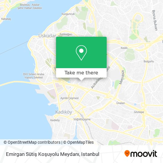 Emirgan Sütiş Koşuyolu Meydanı map