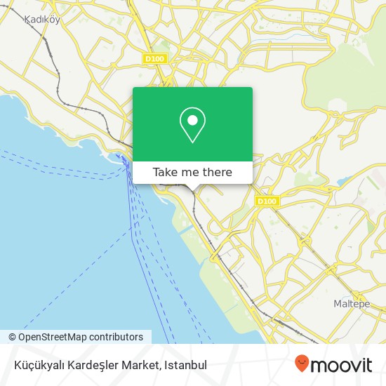 Küçükyalı Kardeşler Market map