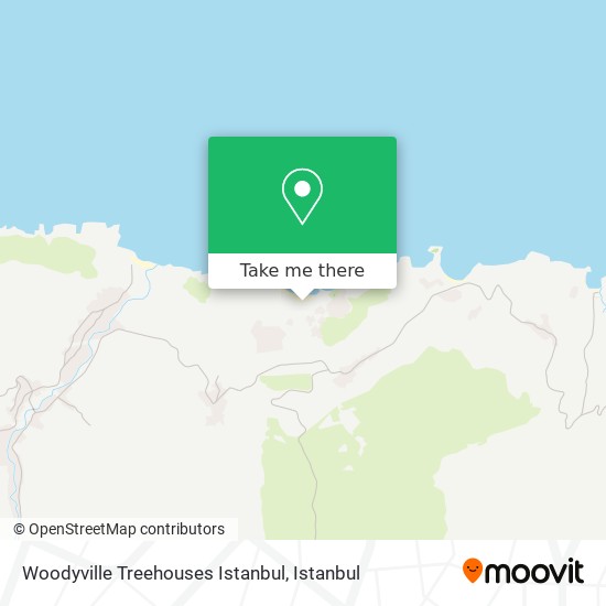 Woodyville Treehouses Istanbul map