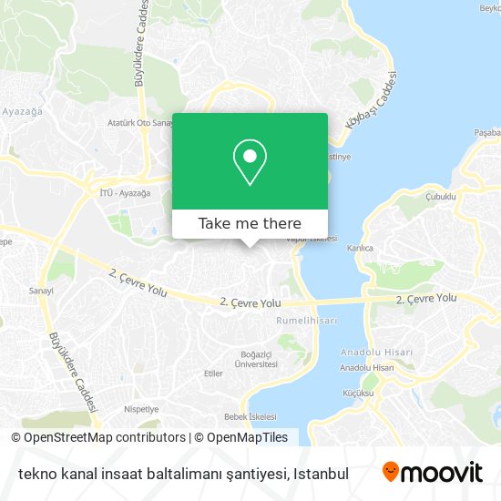 tekno kanal insaat baltalimanı şantiyesi map