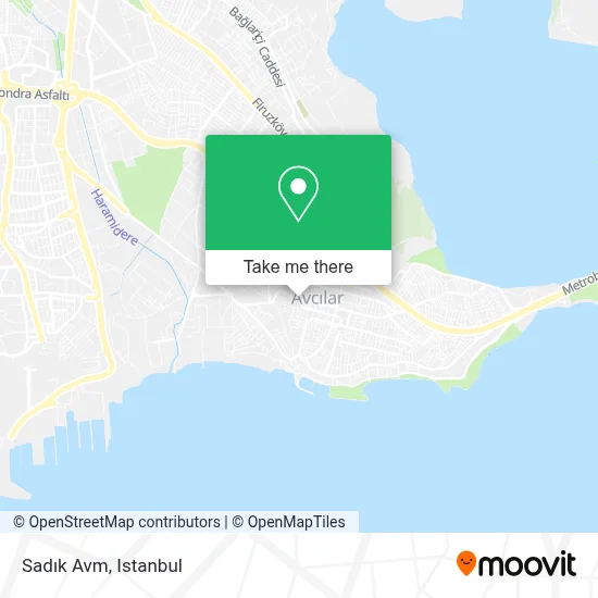 Sadık Avm map