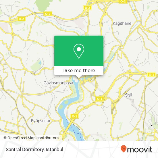 Santral Dormitory map