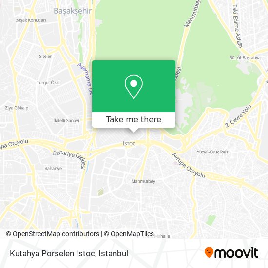 Kutahya Porselen Istoc map