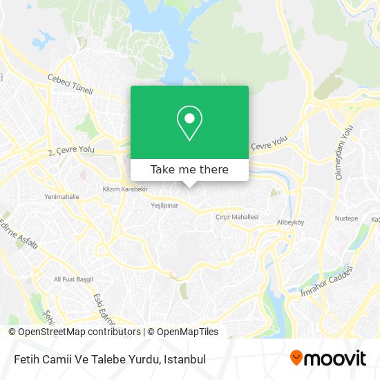 Fetih Camii Ve Talebe Yurdu map