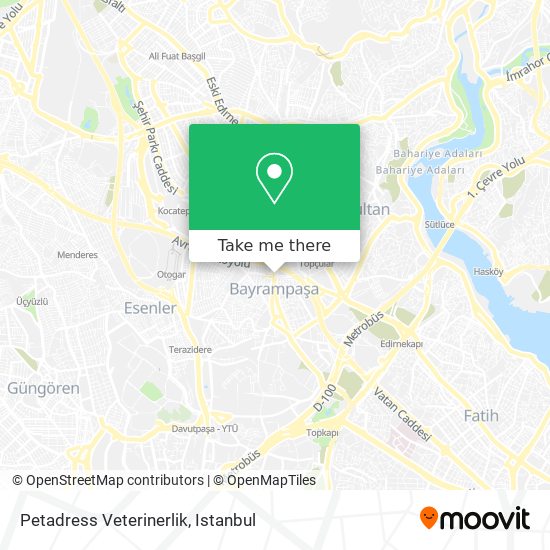 Petadress Veterinerlik map