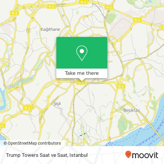 Trump Towers Saat ve Saat map
