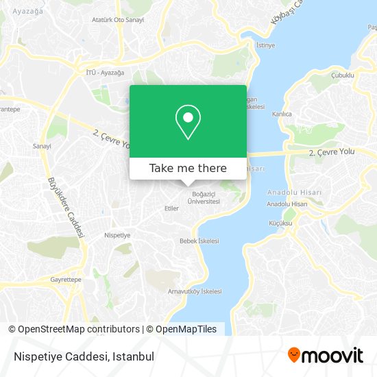 Nispetiye Caddesi map