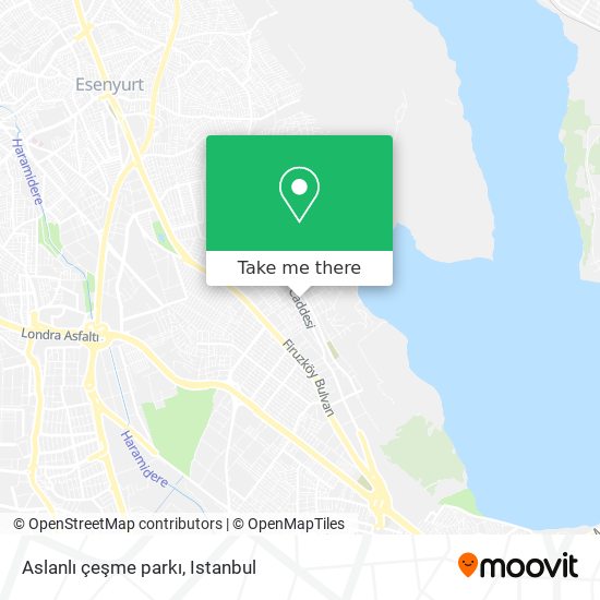 Aslanlı çeşme parkı map