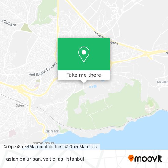 aslan bakır san. ve tic. aş map