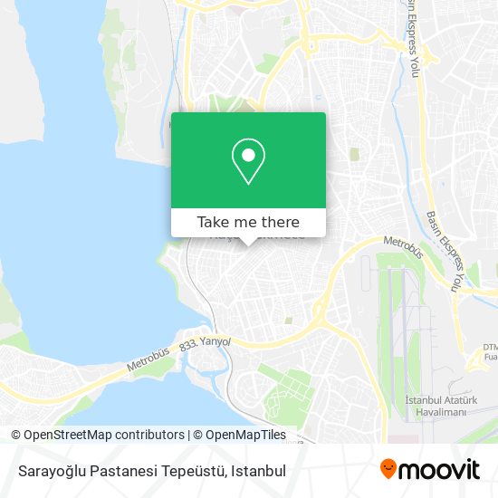 Sarayoğlu Pastanesi Tepeüstü map