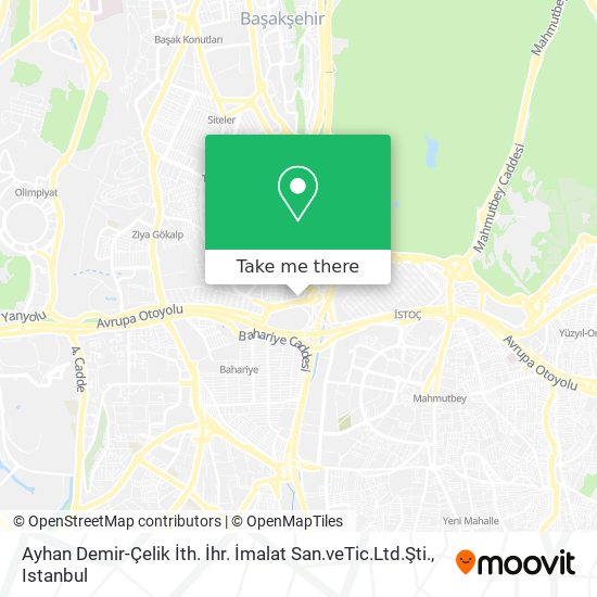 Ayhan Demir-Çelik İth. İhr. İmalat San.veTic.Ltd.Şti. map