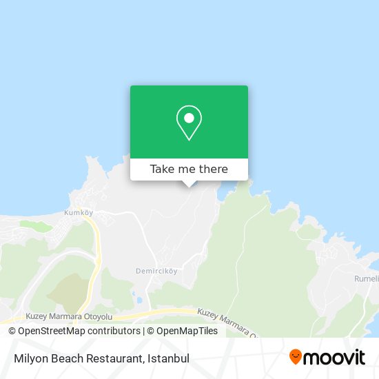 Milyon Beach Restaurant map