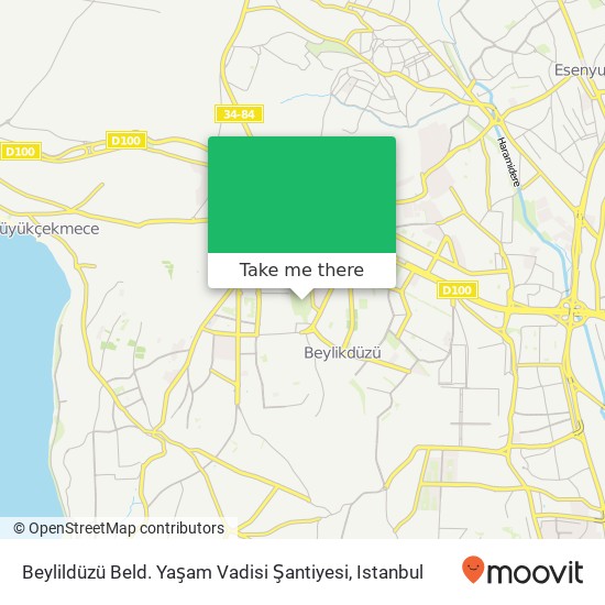 Beylildüzü Beld. Yaşam Vadisi Şantiyesi map