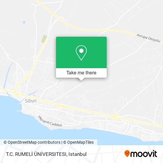 T.C. RUMELİ ÜNİVERSITESI map