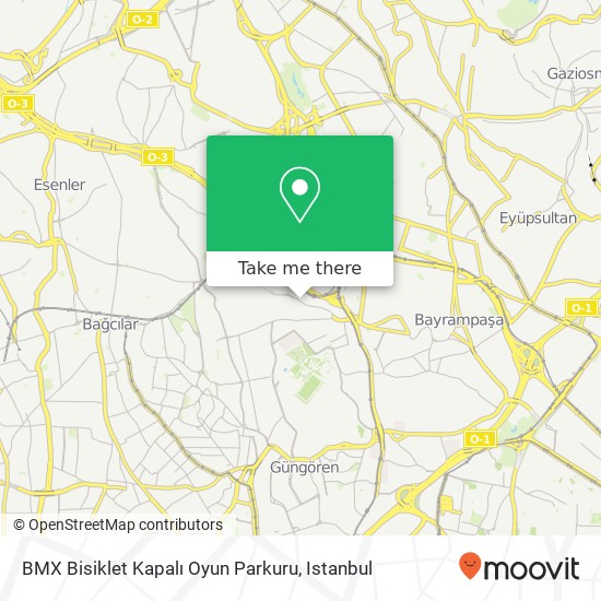 BMX Bisiklet Kapalı Oyun Parkuru map