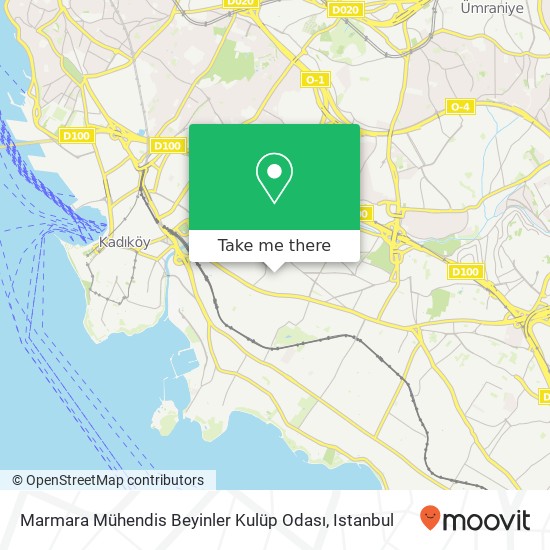 Marmara Mühendis Beyinler Kulüp Odası map
