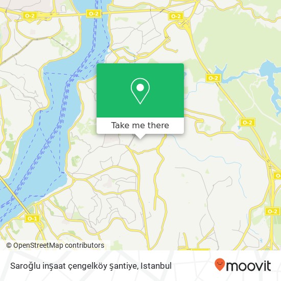 Saroğlu inşaat çengelköy şantiye map