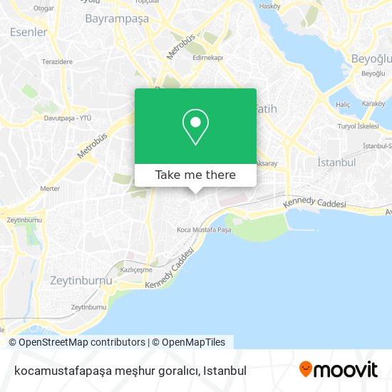 kocamustafapaşa meşhur goralıcı map