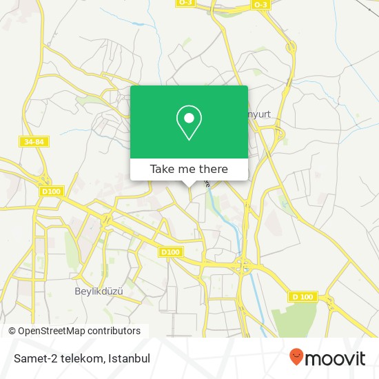 Samet-2 telekom map