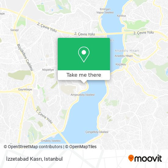 İzzetabad Kasrı map