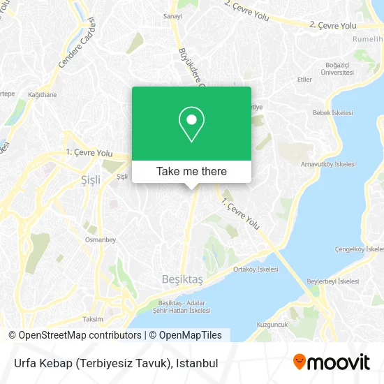 Urfa Kebap (Terbiyesiz Tavuk) map
