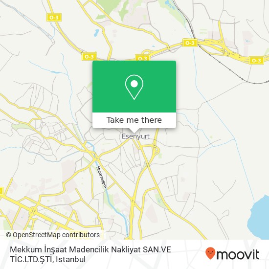 Mekkum İnşaat Madencilik Nakliyat SAN.VE TİC.LTD.ŞTİ map