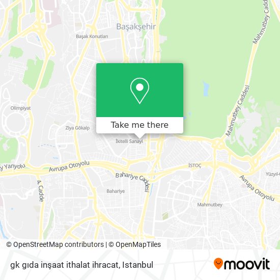 gk gıda inşaat ithalat ihracat map