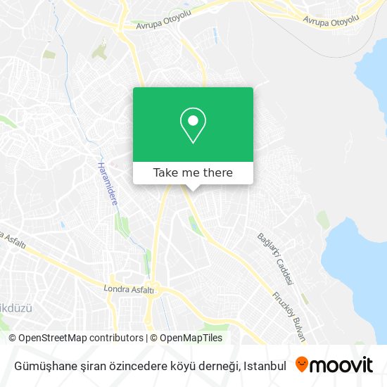 Gümüşhane şiran özincedere köyü derneği map