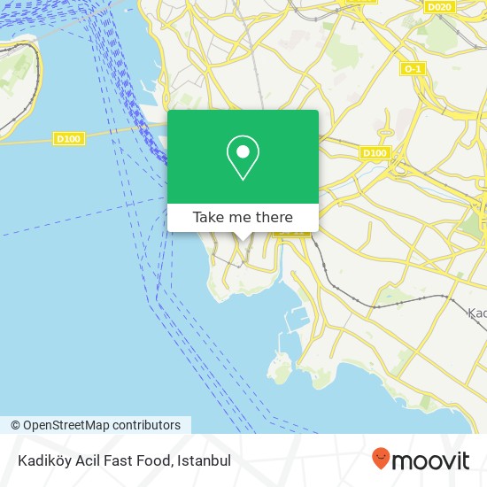 Kadiköy Acil Fast Food map