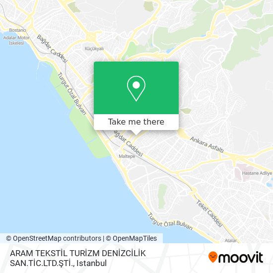 ARAM TEKSTİL TURİZM DENİZCİLİK SAN.TİC.LTD.ŞTİ. map