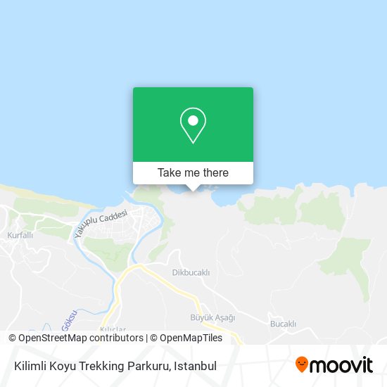 Kilimli Koyu Trekking Parkuru map