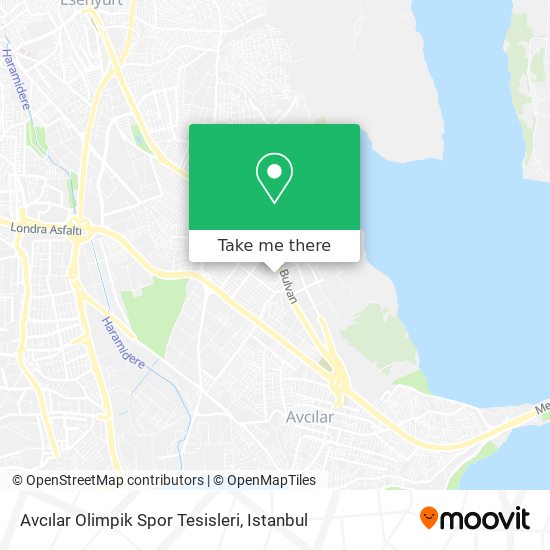 Avcılar Olimpik Spor Tesisleri map