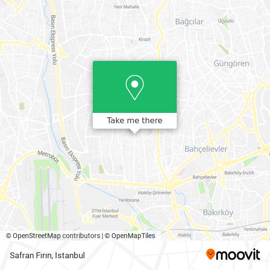 Safran Fırın map