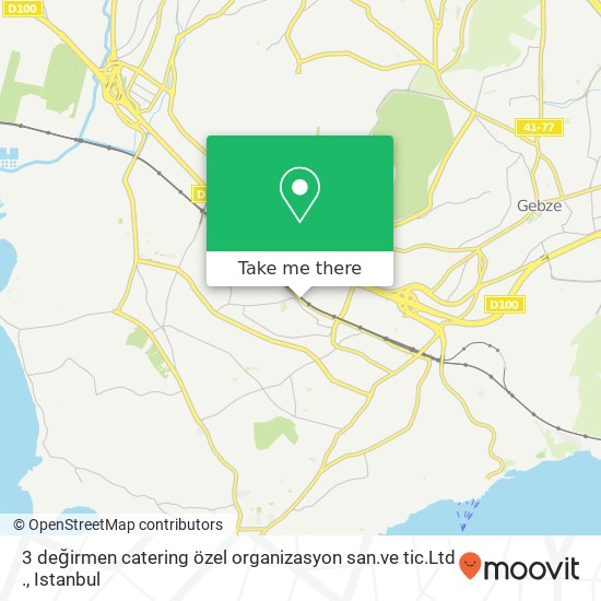 3 değirmen catering özel organizasyon san.ve tic.Ltd . map