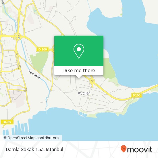 Damla Sokak 15a map