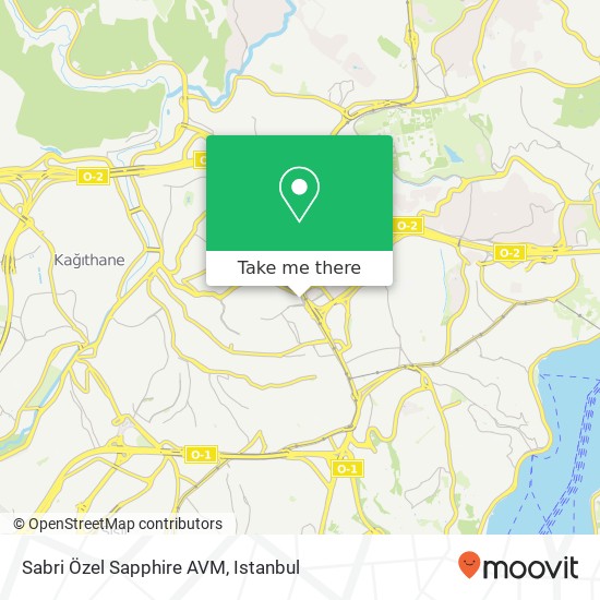 Sabri Özel Sapphire AVM map