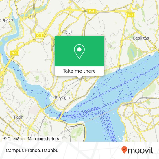 Campus France map