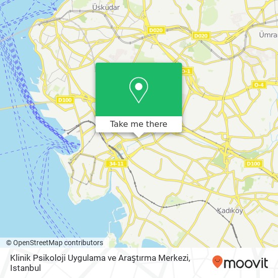 Klinik Psikoloji Uygulama ve Araştırma Merkezi map