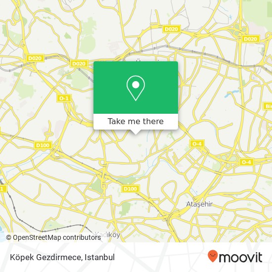 Köpek Gezdirmece map