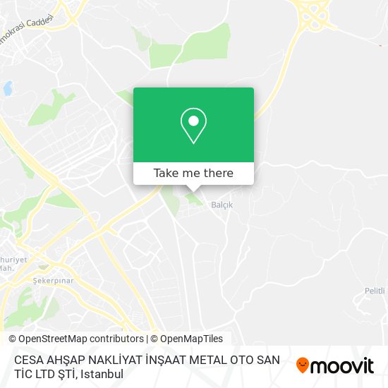 CESA AHŞAP NAKLİYAT İNŞAAT METAL OTO SAN TİC LTD ŞTİ map