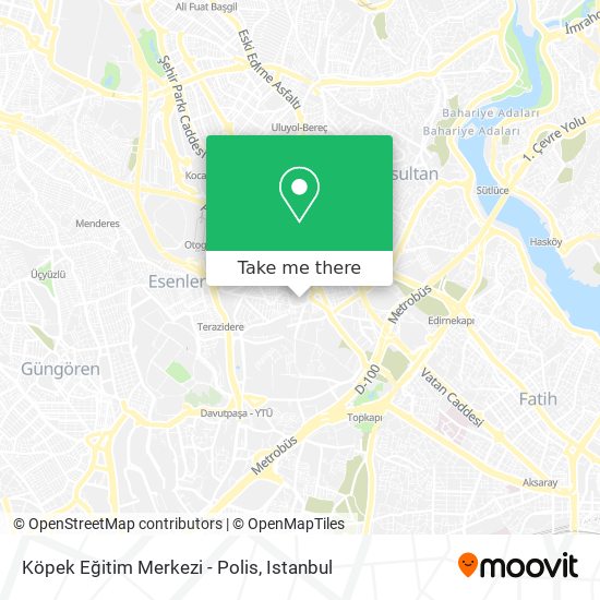 Köpek Eğitim Merkezi - Polis map